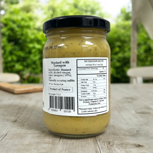 Delouis Mustard with tarragon, 7 oz