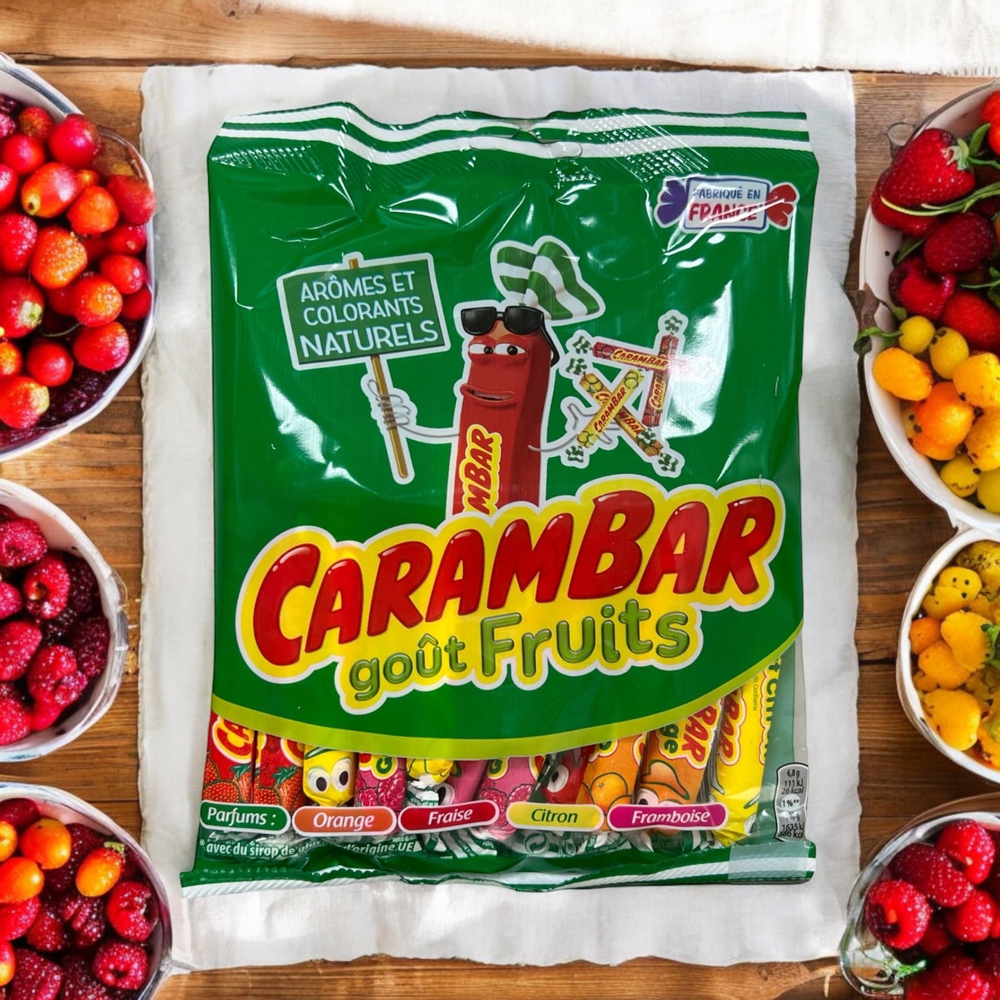 Carambar Fruit Candies, 4.6 oz (130 g)