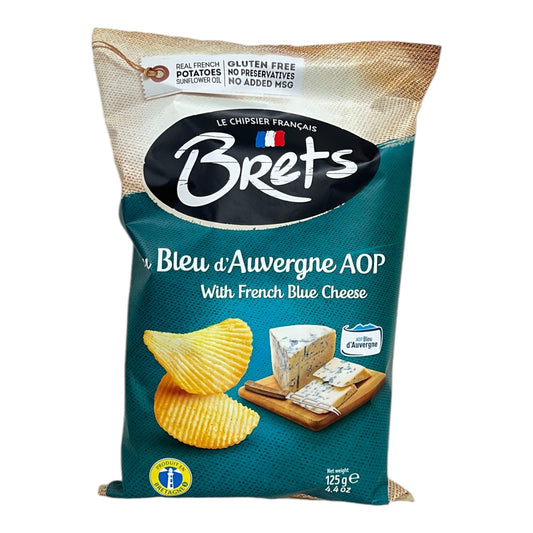 Brets Blue Cheese Potato Chips, 4.4oz (125g)