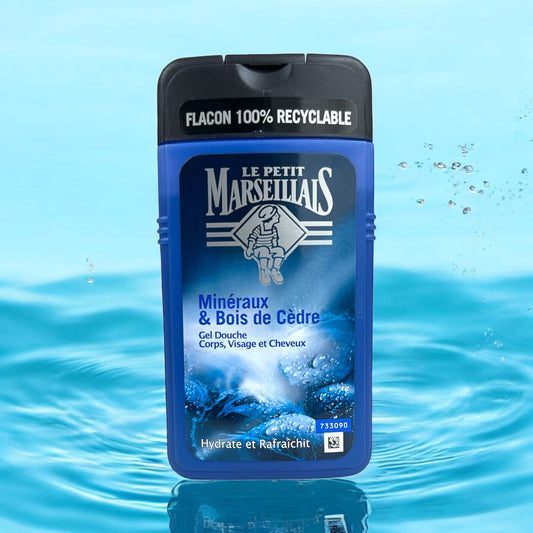 Le Petit Marseillais Shower Gel, Minerals & Cedar, 8.5 oz