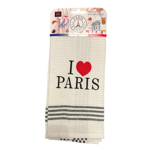 I Love Paris Kitchen Towel