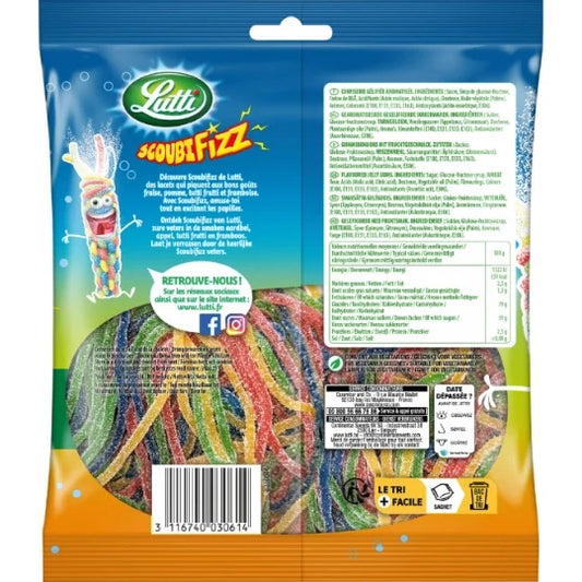 Lutti - Scoubifizz Soft Candies, 180g (6.3oz) Bag