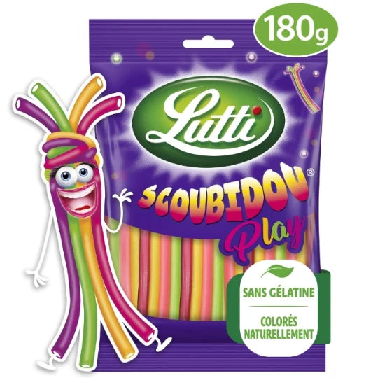 Lutti - Scoubidou Play Candies Fruity Taste, 180g (6.3oz)