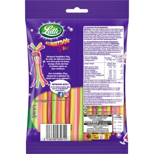 Lutti - Scoubidou Play Candies Fruity Taste, 180g (6.3oz)