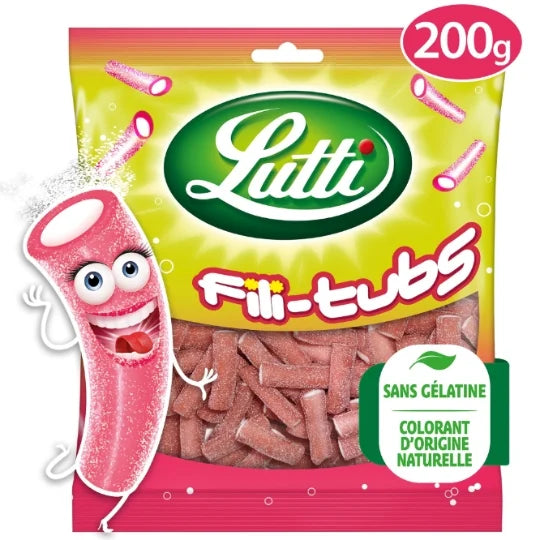 Lutti - Fili Tubs Original Sour Candy, 200g (7oz)