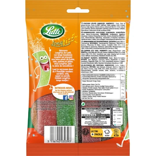 Lutti - Longfizz French Candies, 200g (7oz)