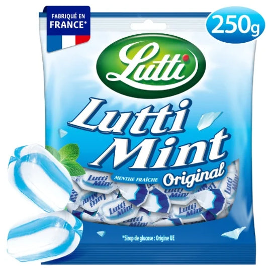 Lutti Mint Original Candies, 250g (8.9oz)