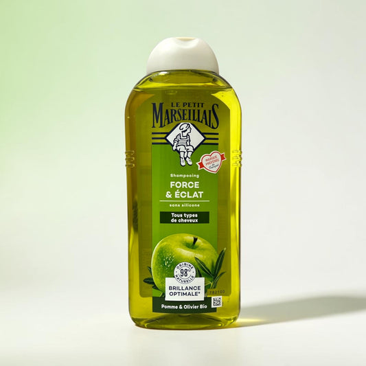 Le Petit Marseillais Apple & Olive Tree Leaves Shampoo for Normal Hair, 10.14oz