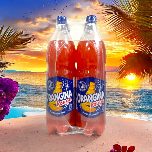 Orangina Rouge Blood Orange Soda 6-pack 1.5L Plastic Bottle