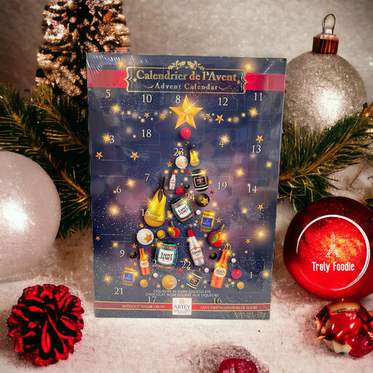 Abtey 2025 Advent Calendar, Magic of Christmas Dark Chocolate liqueurs, 270g (9.5 oz)