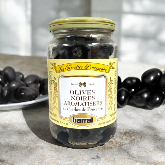 Barral black Olives with Provence Herbs 8.11oz (230g)