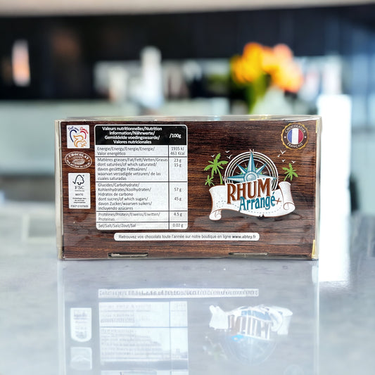 Abtey Dark Chocolate Mini Bottles Filled with Assorted Rums 5.5 oz (155g)