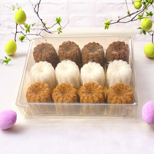 12 Cannelés Shaped Sugar in Gift Box (1.9oz)
