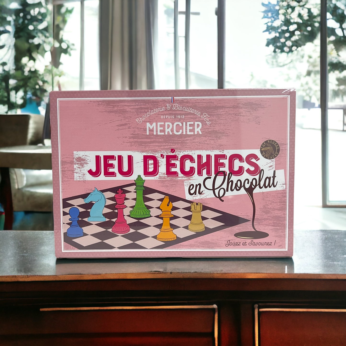 Mercier Chocolate Chess Game! 9.9 oz (280g)