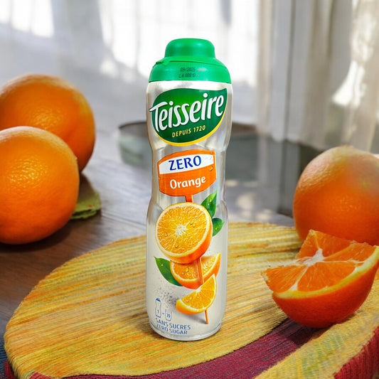 Teisseire Orange Syrup 0% Sugar Free, 20.3 oz