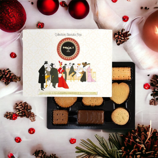 Maxim's de Paris 32 Assorted Cookies Box 6.7 oz (200g)