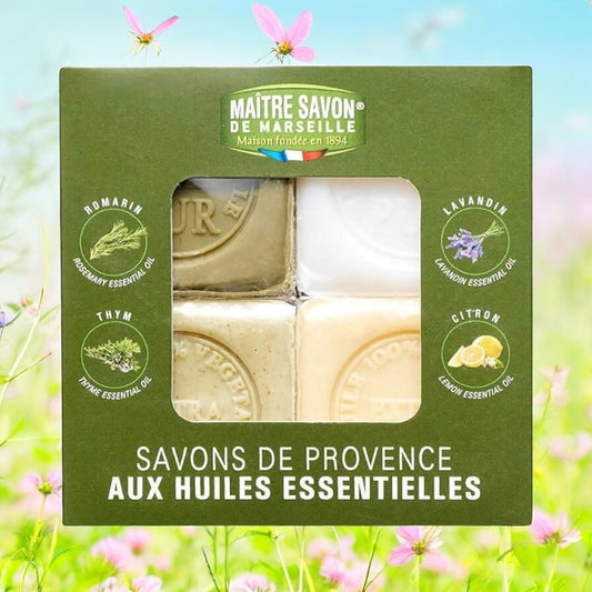 Maitre Savon de Marseille - Gift Box of 4 Provence Soaps
