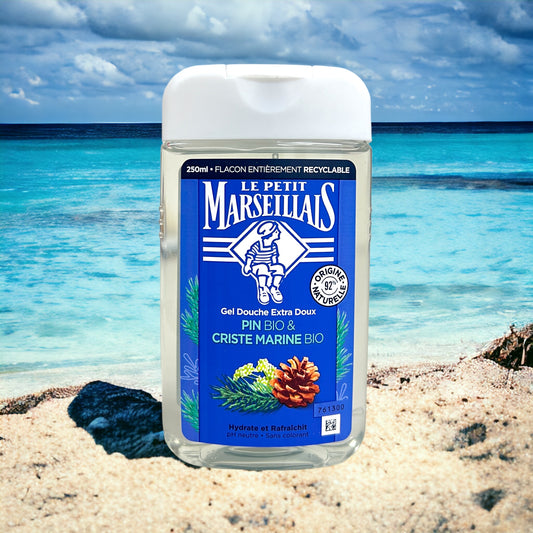 Le Petit Marseillais Shower Gel, Organic Pine & Sea Minerals, 8.5 oz