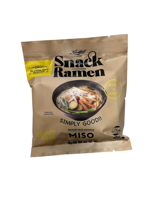 Gluten Free Gourmet Instant Ramen - Miso Snack Size 3.1oz