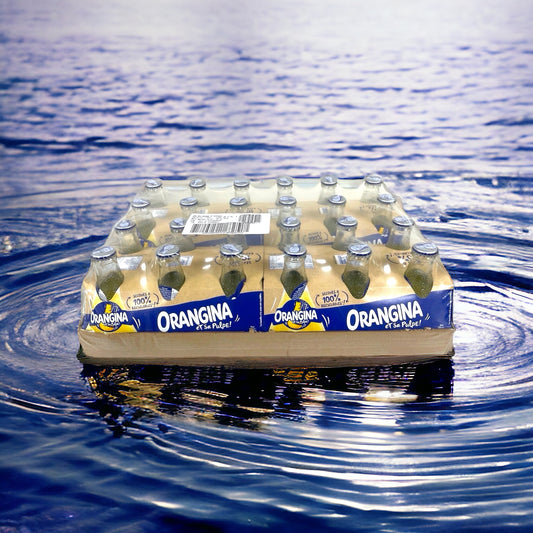 24 pack - Orangina Citrus Soda Original Glass Bottle 8.4 oz