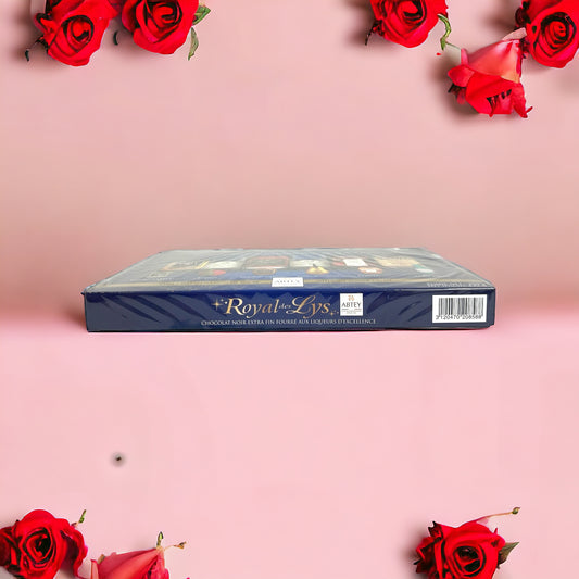 Abtey Royal Des Lys Dark Chocolate Filled with Assorted Liqueurs gift box 8.8 oz (250g)