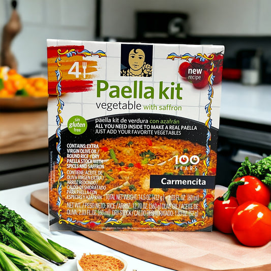 Carmencita Vegetable Paella Kit- 4 servings, 472g