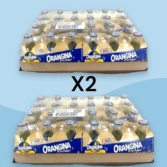 Multipack - Orangina Citrus Soda Original Glass Bottle 8.4 oz