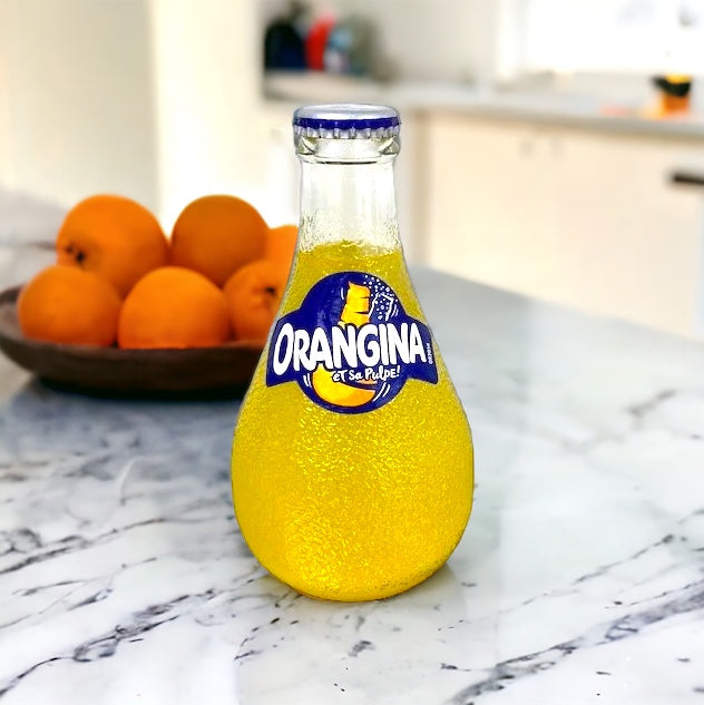 Orangina Citrus Soda Original Glass Bottle 8.4 oz