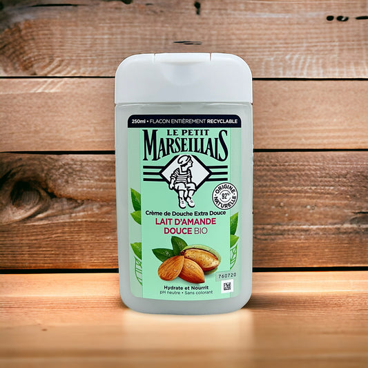 Le Petit Marseillais Extra Gentle Shower Cream, Sweet Organic Almond, 8.5 oz