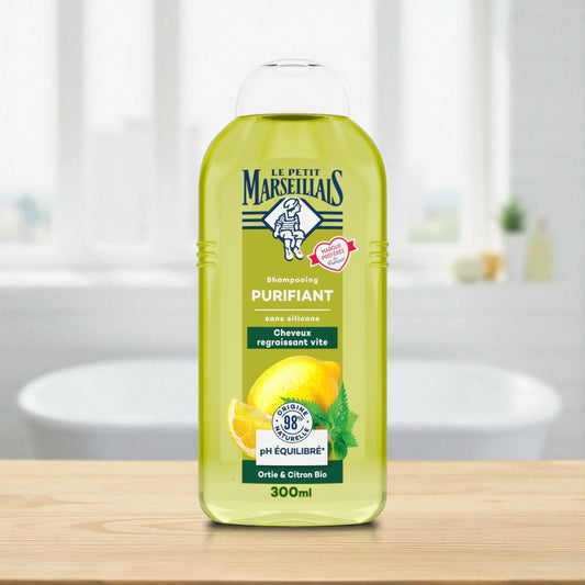 Le Petit Marseillais Organic Lemon Nettle Purifying Shampoo, 10.14oz