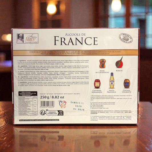 Abtey Dark Chocolate Filled with Assorted French Liqueurs 8.8 oz (250g)