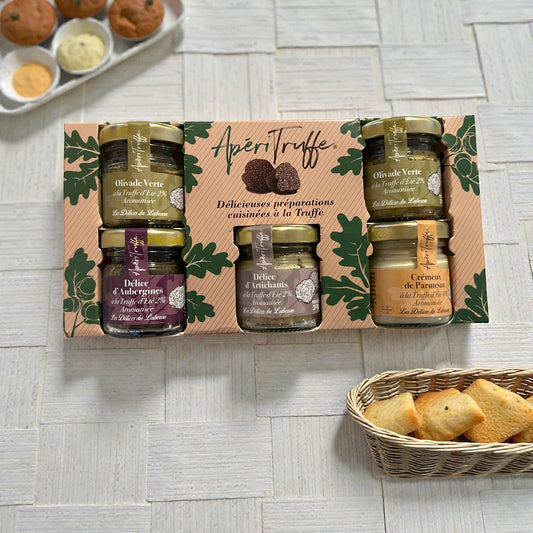 Les Délices du Lubéron Apéritruffe Set of Spreads with Truffle 5.29oz (150g)