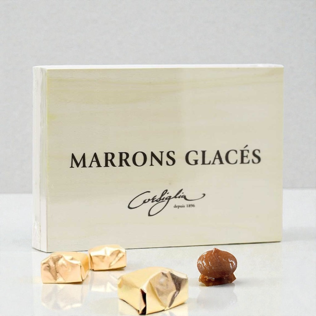 Candied Chestnuts Marrons Glaces by Corsiglia From France 8 Pcs