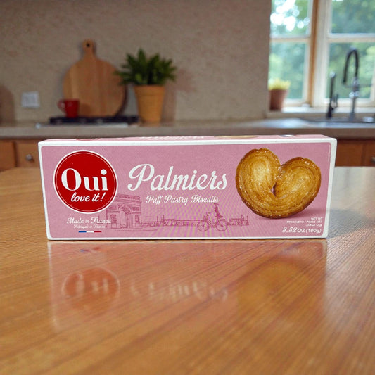 Oui Love It Palmiers French Puff Pastry 3.5 oz. (100g)