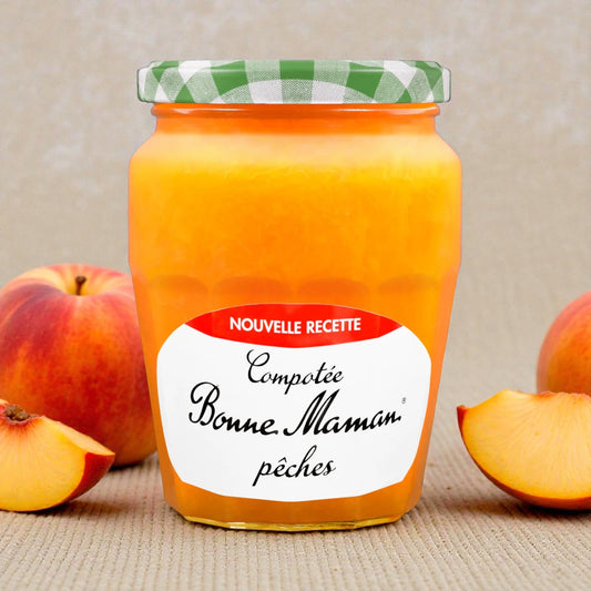Bonne Maman Peach Sauce Compote 20.8oz (590g)
