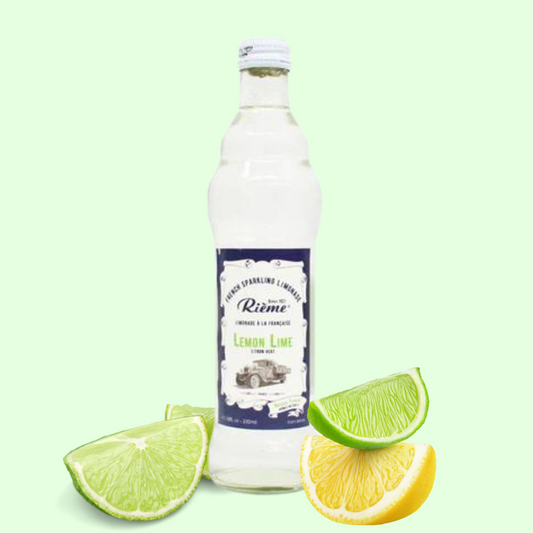 Rieme French Sparkling Lemon Lime Lemonade, 11 fl oz (330 ml)