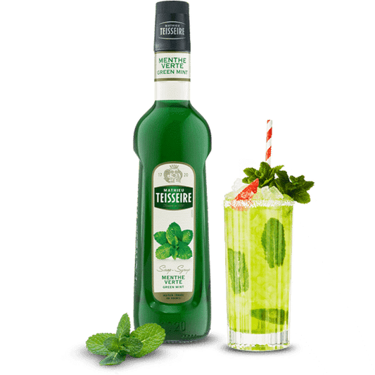 Teisseire Green Mint Syrup Professional, 23.6 fl oz