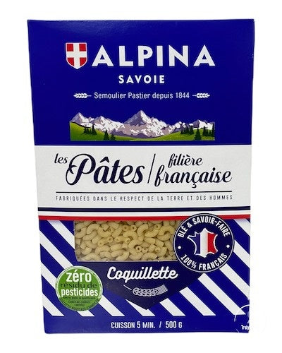Alpina Savoie Coquillettes elbow macaroni, 17.6 oz