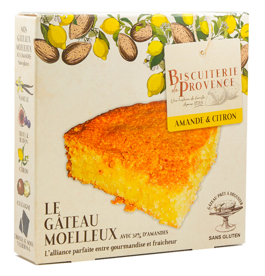 Biscuiterie de Provence Lemon Almond Cake, Gluten Free, 8.5 oz.