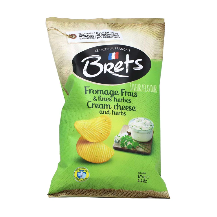 Brets Cream Cheese and Herbs Chips