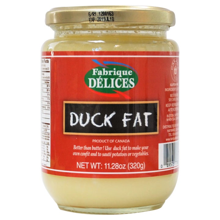 Duck Fat in Glass Jar by Fabrique Délices, All Natural