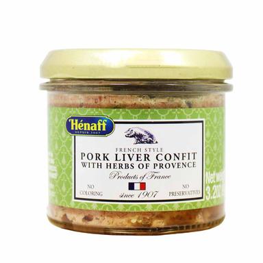 Henaff Pork Pâté of Liver Confit with Herbs of Provence 3.2 oz. (90g)