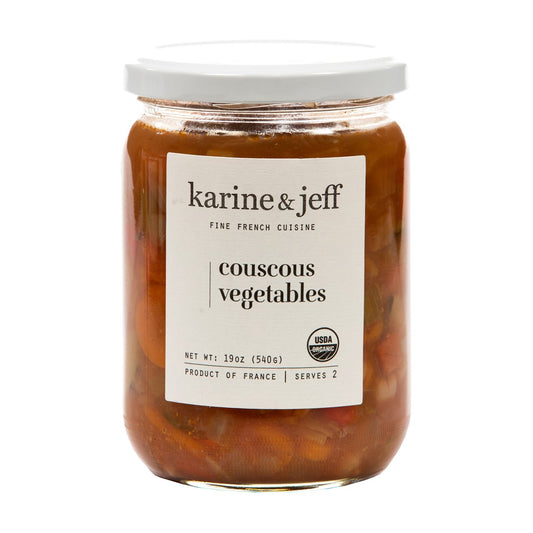 Couscous vegetables in Jar