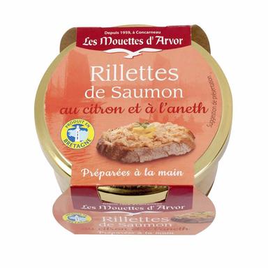 Mouettes d'Arvor Salmon Rillettes with Lemon and Dill, 4.4 oz