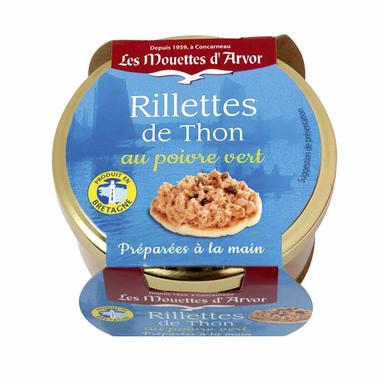 Mouettes d'Arvor Tuna Rillettes with Green Peppercorn, 4.4 oz