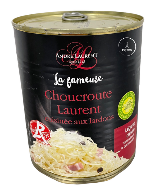 Andre Laurent  Sauerkraut, 28.6 oz (810g) can