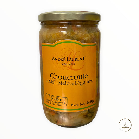 André Laurent Sauerkraut with Vegetables, 21.4 oz (600g)