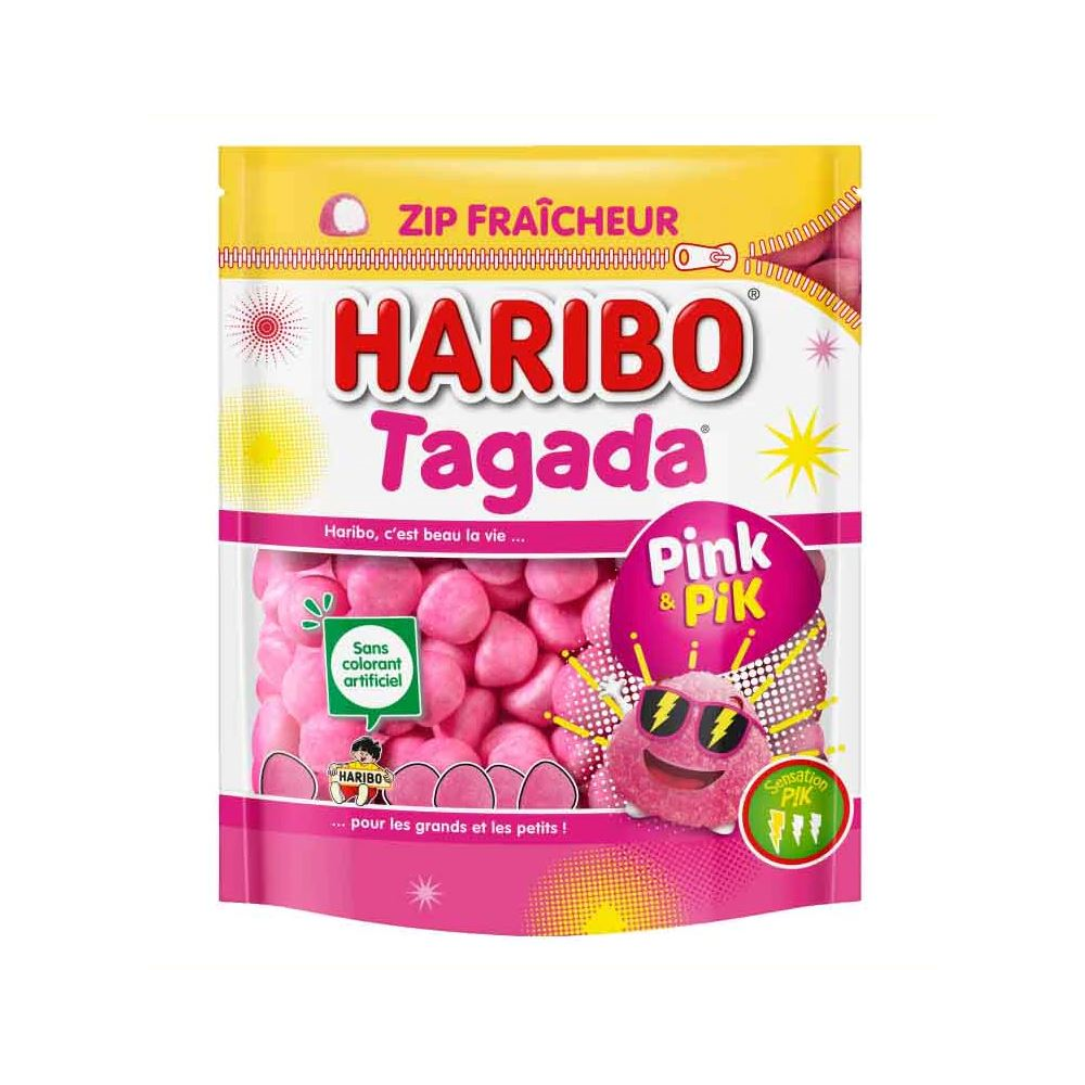Tagada Pink Candy by Haribo, 7.4 oz