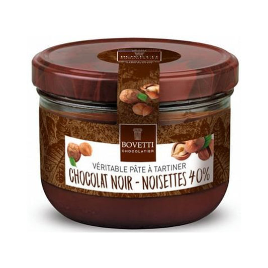 Bovetti Dark Chocolate & Hazelnut Spread 7 oz  (200g)
