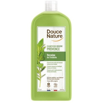 Douce Nature Organic Verbena Shower Gel & Shampoo 250ml (8.5 oz)